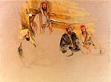 John Frederick Lewis A Bedouin Encampment, Mount Sinai painting